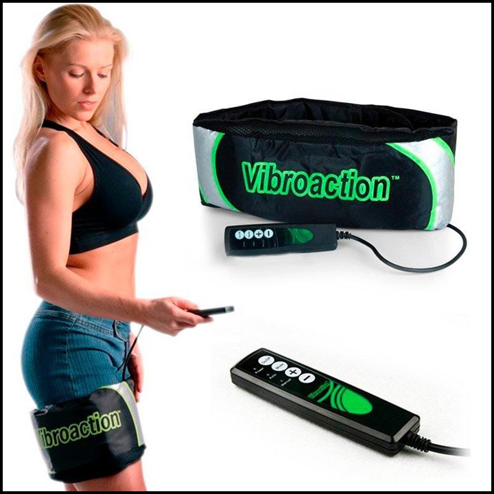 Đai mát xa Vibroaction TM giảm mỡ bụng, tự động mát xa làm đẹp cho mọi người