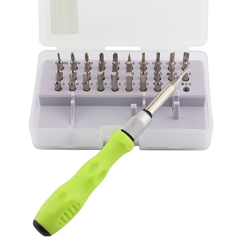 Bộ dụng cụ đa năng 32 chi tiết tô vít, lục giác, hoa thị... dành cho mọi nhà - HV Store 996