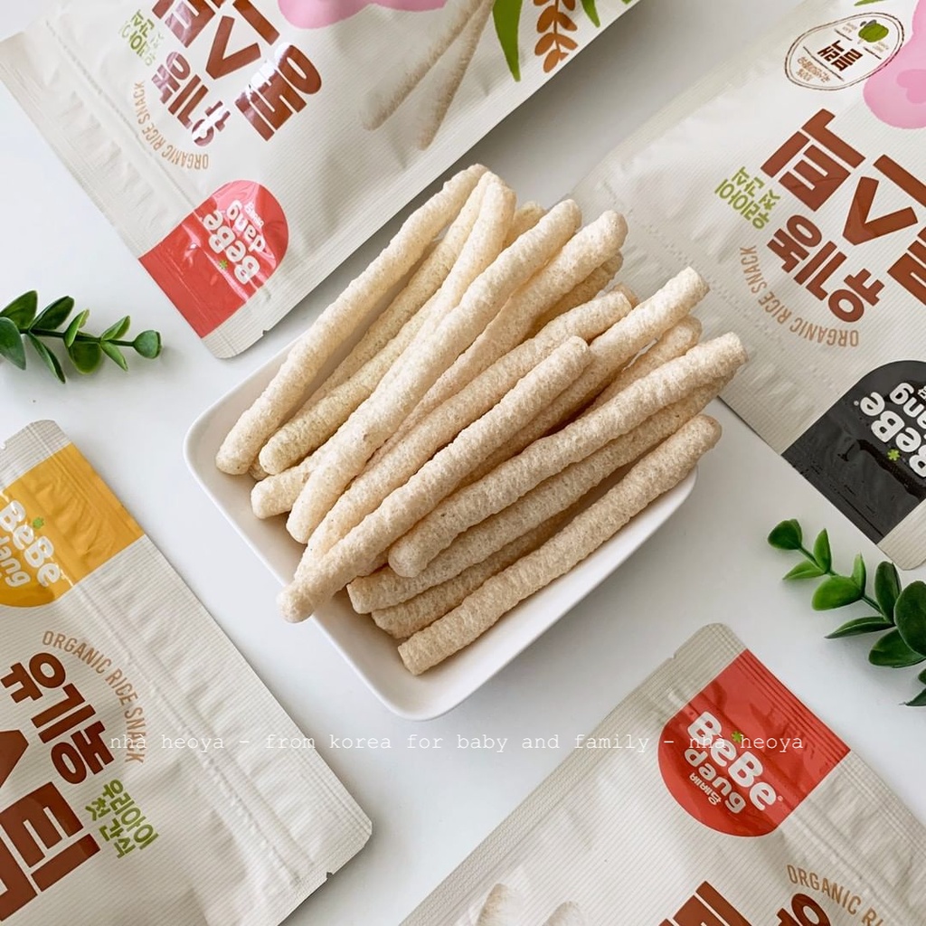 BÁNH ĂN DẶM HỮU CƠ BEBEDANG CHO BÉ TỪ 6M+