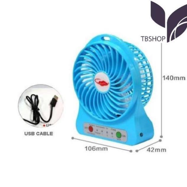 Quạt Sạc Tích Điện USB mini Fan