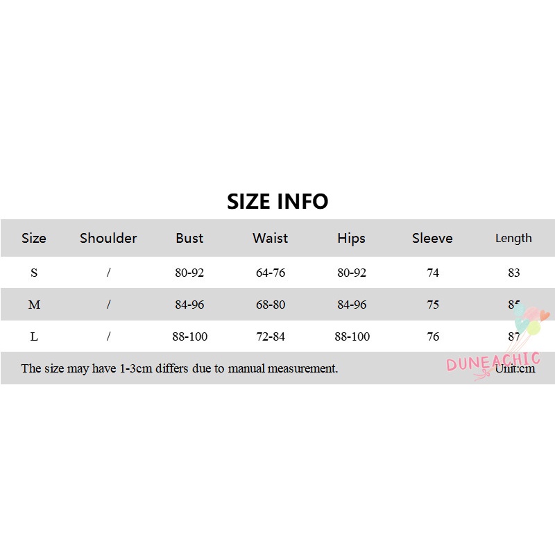 DUNEA Đầm dài tay cổ cao xẻ tà xinh xắn thời trang dành cho nữ