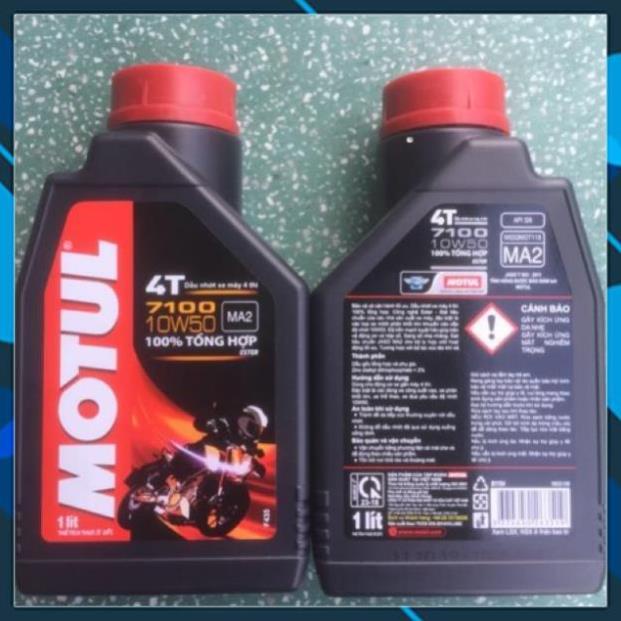 Nhớt MOTUL 7100 4T 10W50 - 100% Tổng Hợp