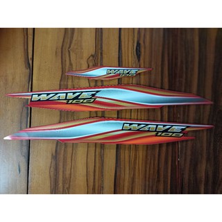 Bộ tem Wave lớn Thái 100 2008 màu đỏ