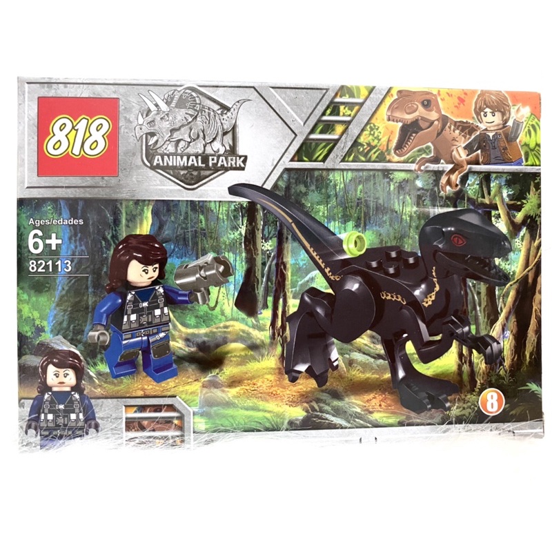 Lego Khủng Long Bạo Chúa,Lego Cho Bé Trai, Mô Hình Khủng Long 8 Loài