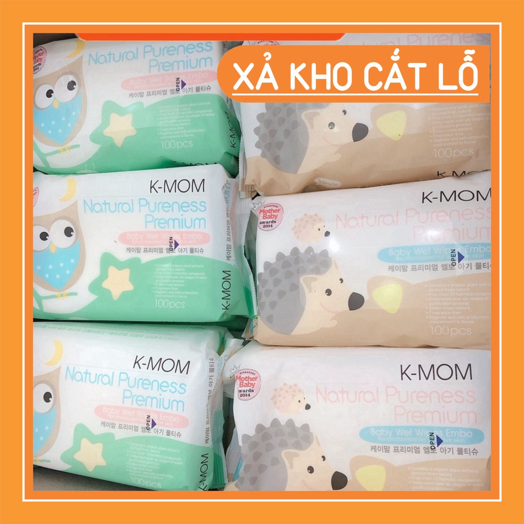 Khăn ướt cao cấp K-Mom 100 tờ FLASH SALE