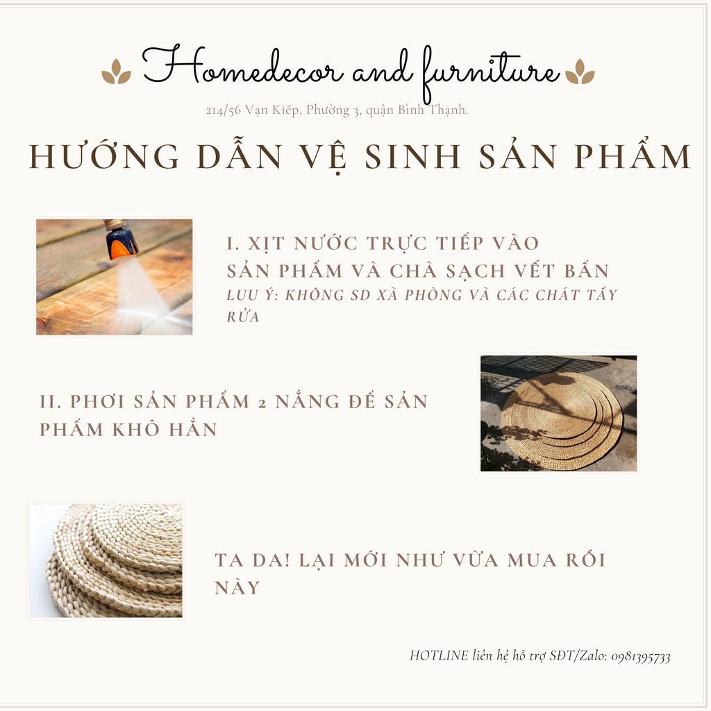 Khay đựng gia vị, hộp đựng mỹ phẩm, giỏ đựng khăn tắm, hộp để đồ, chất liệu lục bình tự nhiên, an toàn sức khoẻ