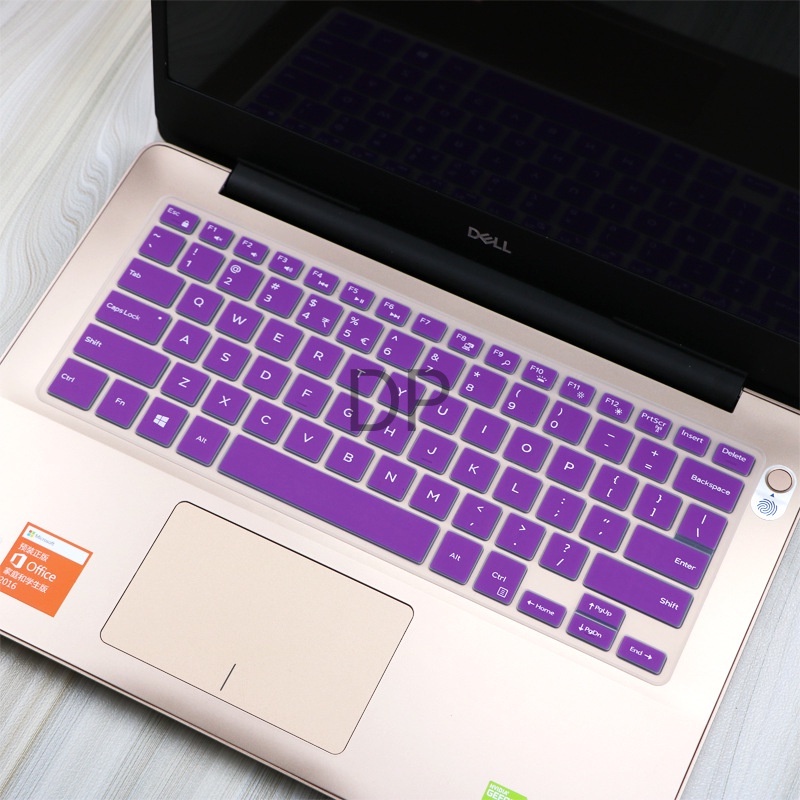 Miếng Dán Bàn Phím Silicon Mềm Siêu Mỏng Cho Dell Vostro 5000 5370 Inspiron 7380 7373 13.3 Inch