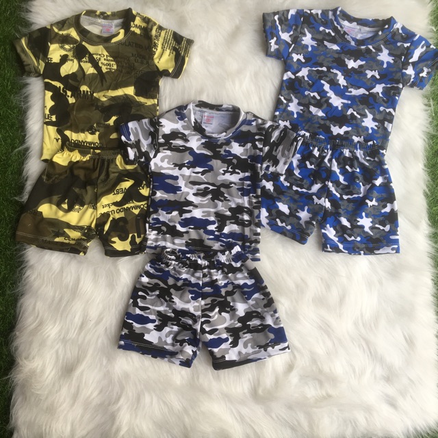 Combo 3 bộ thun lính nhi