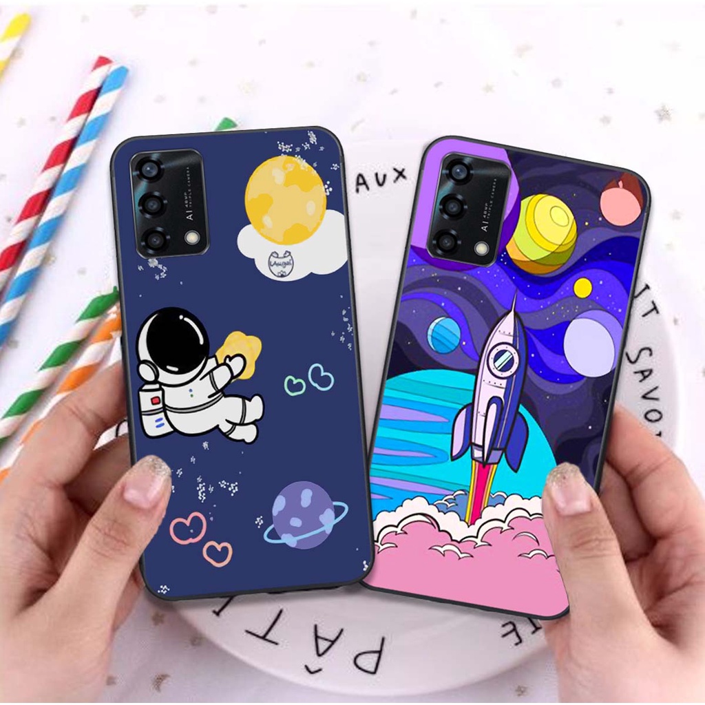 Ốp lưng Oppo A95 / A74 in 3D phi hành gia vũ trụ. Vỏ điện thoại chính hãng LOẠI 1