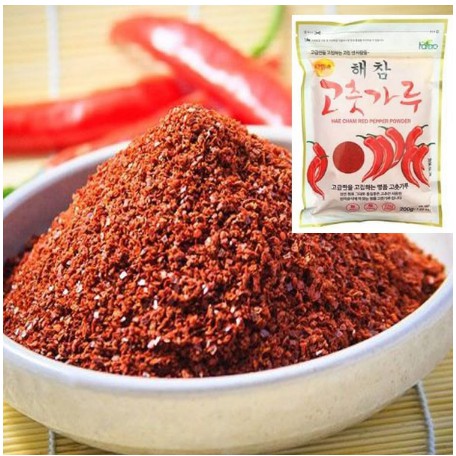 Bột  ớt Hàn Quốc Hanaro gói 200g chế biến từ 100% ớt tươi nguyên chất được chọn lọc kỹ càng