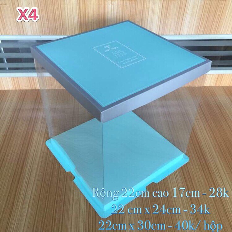 HỘP MEKA ĐỰNG BÁNH SINH NHẬT X4 X5 X6