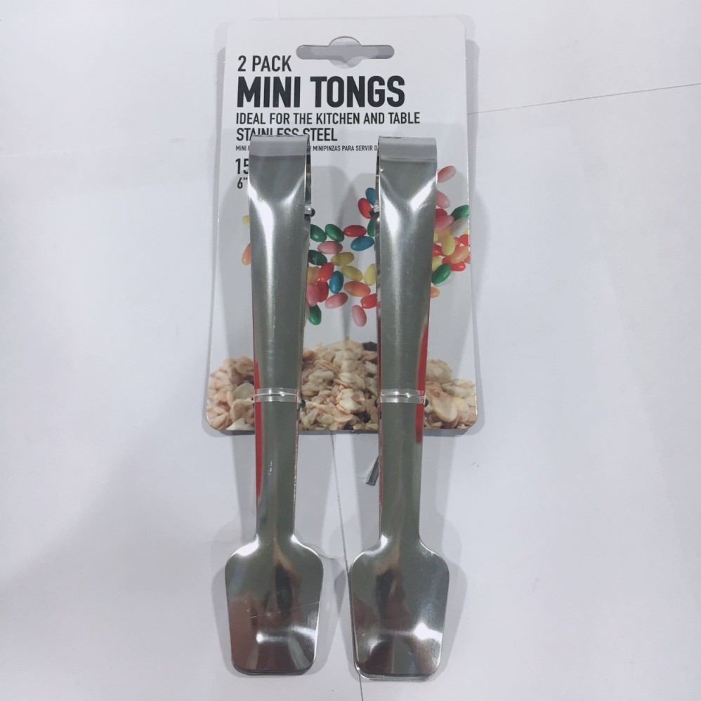 Kẹp Gắp Mini Thép Không Gỉ 15.5 cm 2 Cái Uncle Bills KA0413