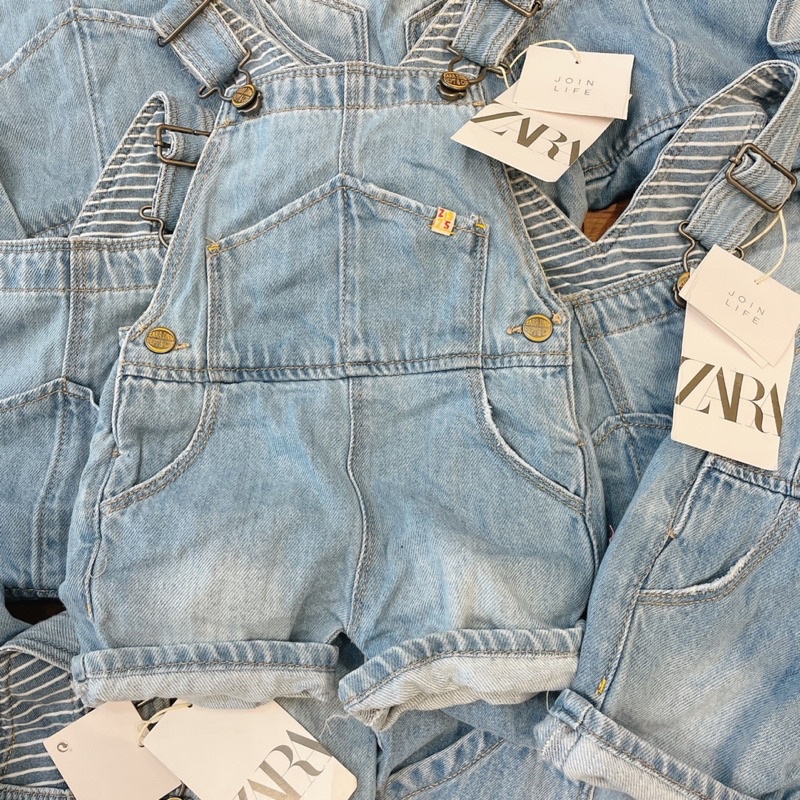 Yếm jeans zara dư xịn cho bé trai/bé gái