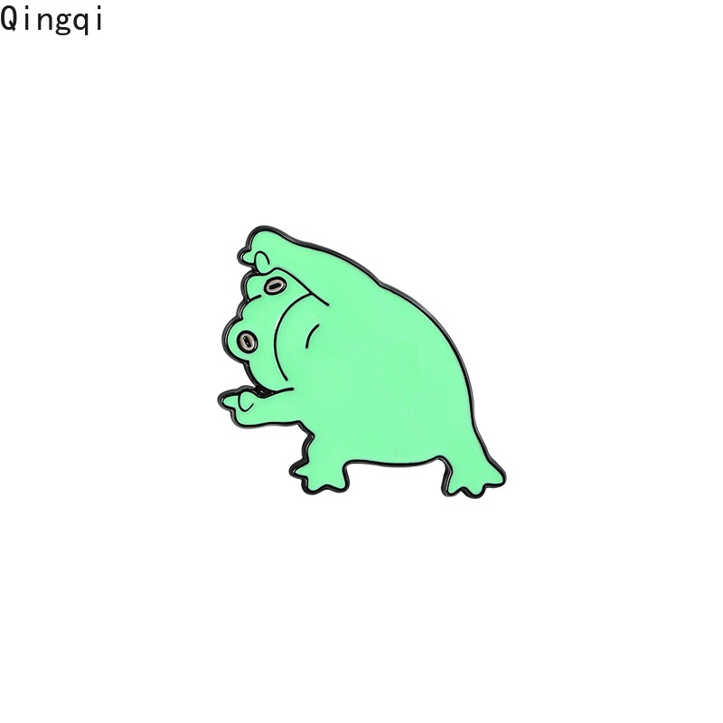 Ghim cài áo Miss Zoe hình chú ếch hoạt hình dễ thương xinh xắn