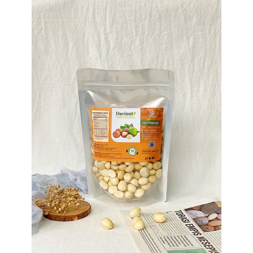 Combo mix các loại hạt dinh dưỡng cho bà bầu sấy khô Davinut 4 loại đã tách vỏ giảm cân