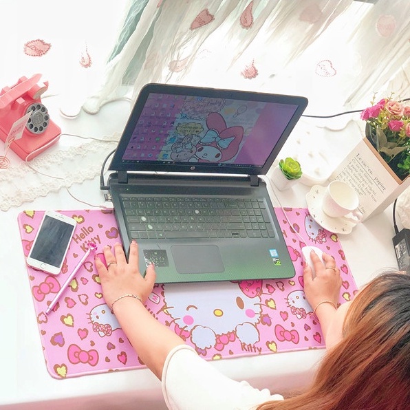 Tấm Lót Chuột Và Bàn Phím Cỡ Lớn 75*35CM Chống Trượt