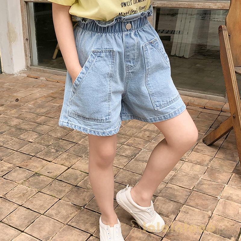 Quần Short Denim Lưng Thun Co Giãn Cho Bé Laa6