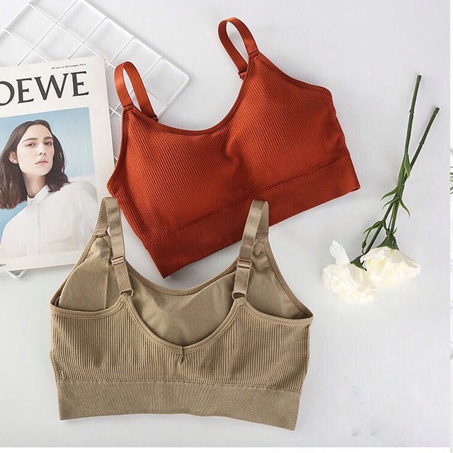 [ SIÊU XỊN] Áo Bra Gân Tăm 2 Dây Đệm Tôn Ngực (8807) | BigBuy360 - bigbuy360.vn
