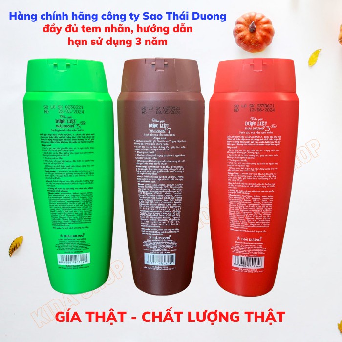 Dầu gội Thái Dương 3 OLEOVA RD21
