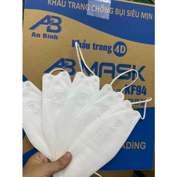Thùng 300 Cái Khẩu Trang Y Tế KF94 An Bình - Khẩu Trang 4D Cao Cấp