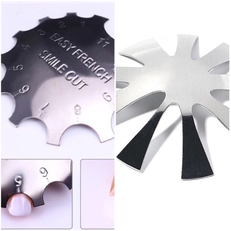 Khuôn cắt bột nail - khuôn inox cắt bột hình tròn