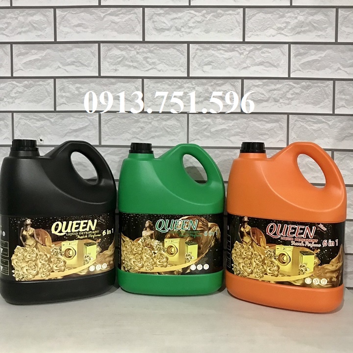 &lt; Có quà tặng&gt; Nước giặt đậm đặc Hương nước hoa Pháp QEEN 5000ml Thái Lan