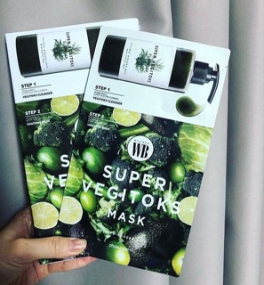 mặt nạ giải nhiệt 🌱🌱 SUPER VEGITOKS MASK 2 STEP 🌱🌱