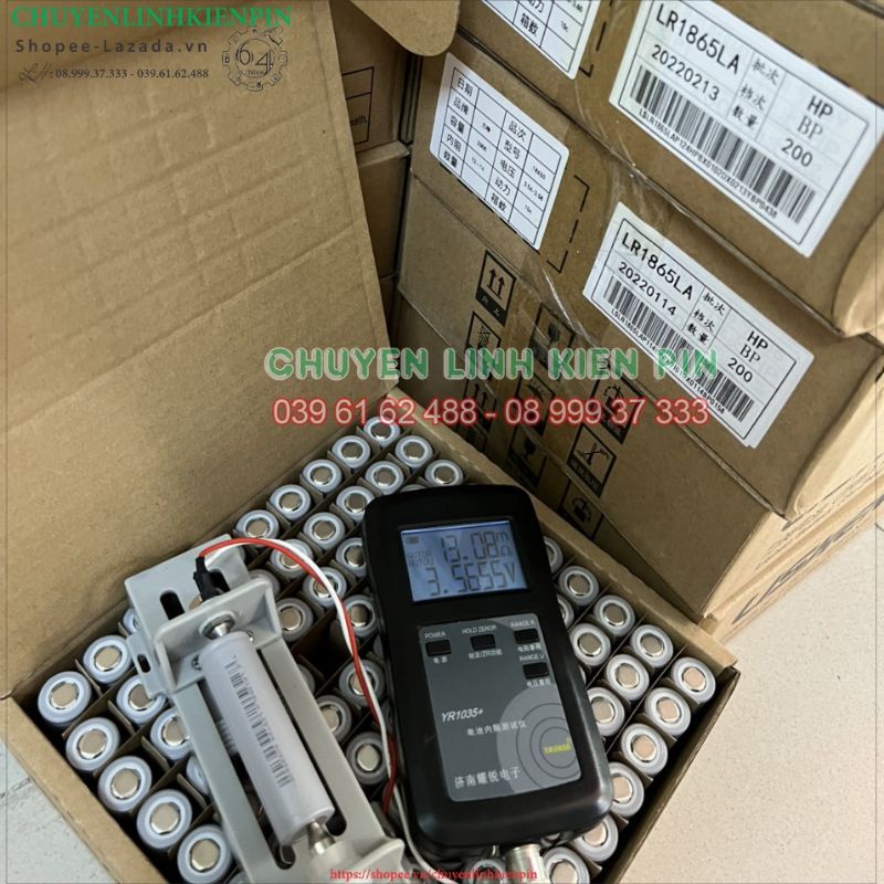 Combo 100 Cell pin Lishen xám dung lượng 2000mah xả 10C