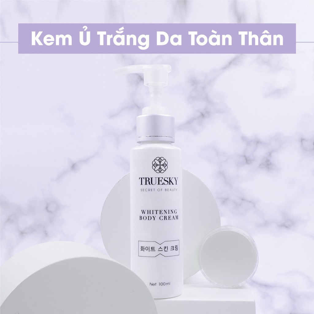 Kem ủ trắng toàn thân Truesky giúp làm trắng da body cấp tốc - Whitening Body Cream 100ml