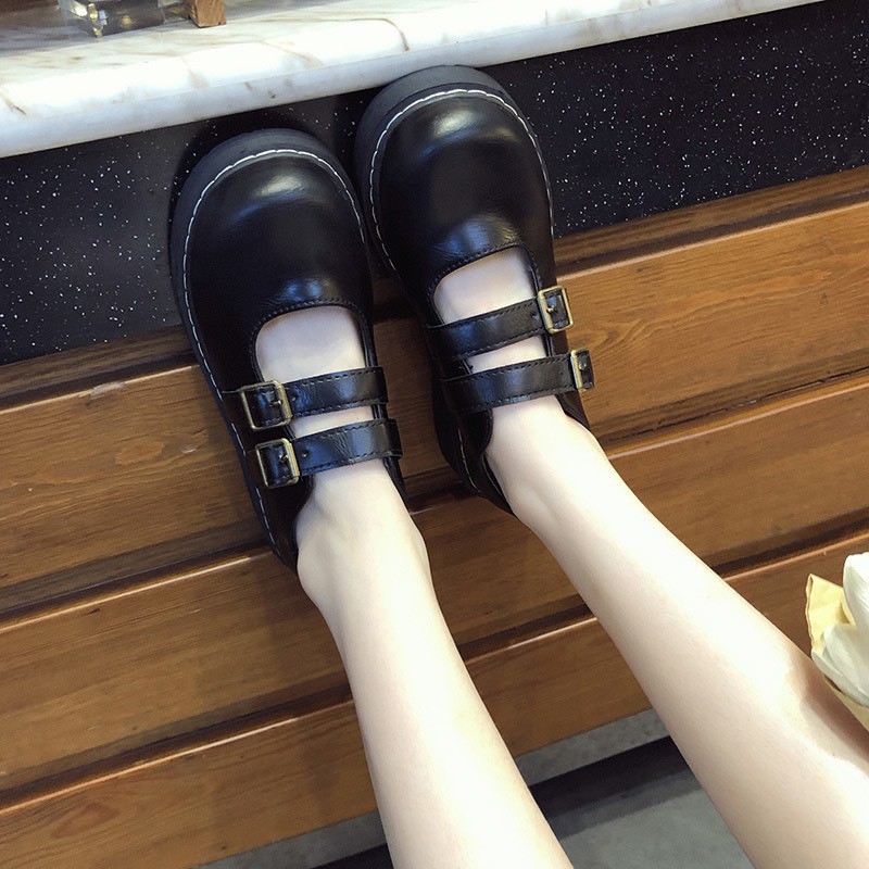 (S115) Giầy nữ quai ngang phong cách nữ sinh Nhật Bản (mã A19)(mã H-2) | BigBuy360 - bigbuy360.vn