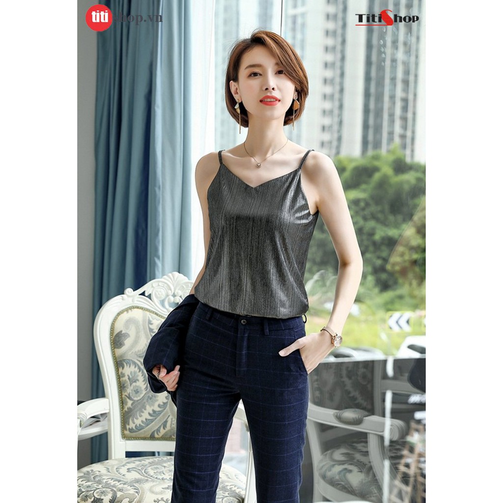 Áo Lá dây mặc vest Titishop AOL107