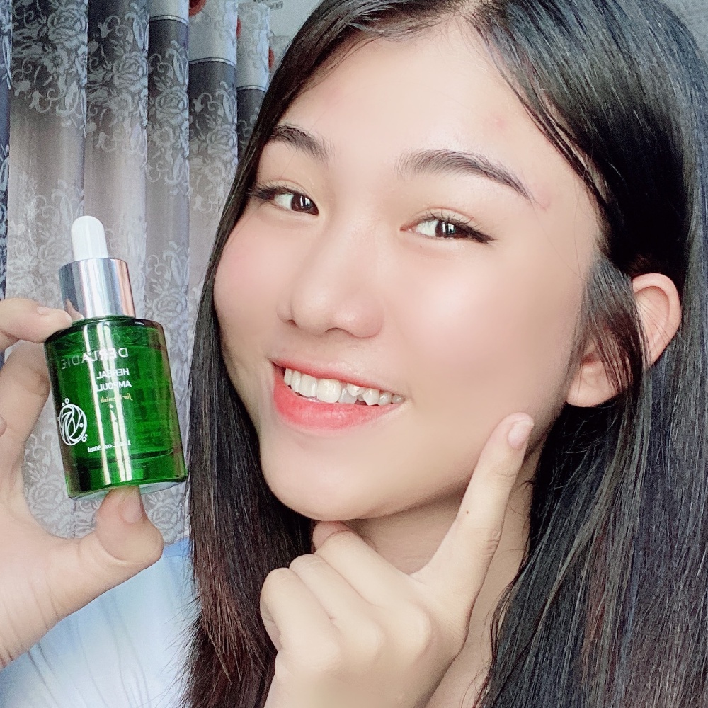 Siêu Tinh Chất Tràm Trà Giảm Mụn Sau 14 Ngày Derladie Herbal Ampoule For Blemish 30ml