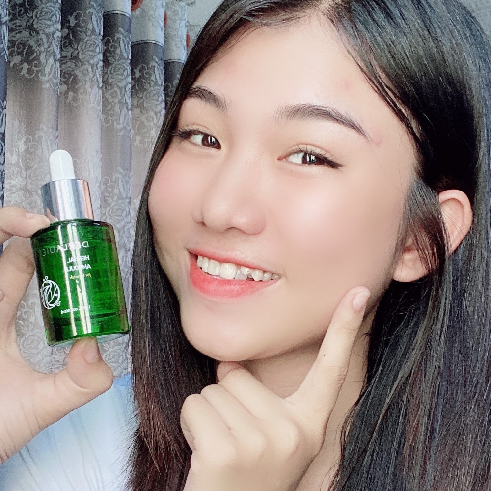 [Mã FMCGMALL -8% đơn 250K] Siêu Tinh Chất Tràm Trà Giảm Mụn Sau 14 Ngày Derladie Herbal Ampoule For Blemish 30ml