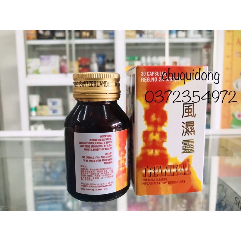 Trankal Thailand hỗ trợ đau nhức xương khớp