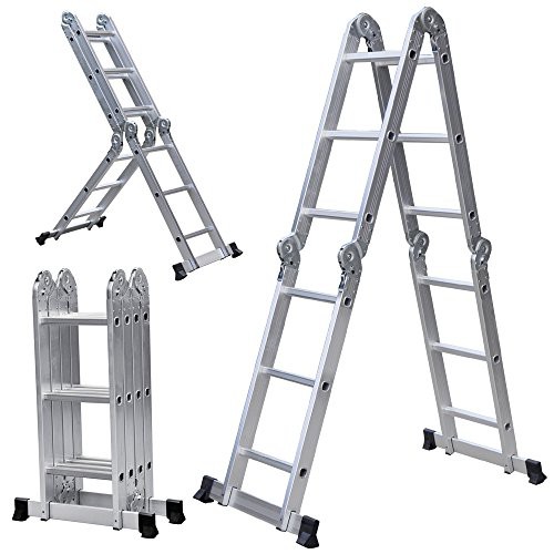 Thang gấp khúc chữ M cao 3,7 m
