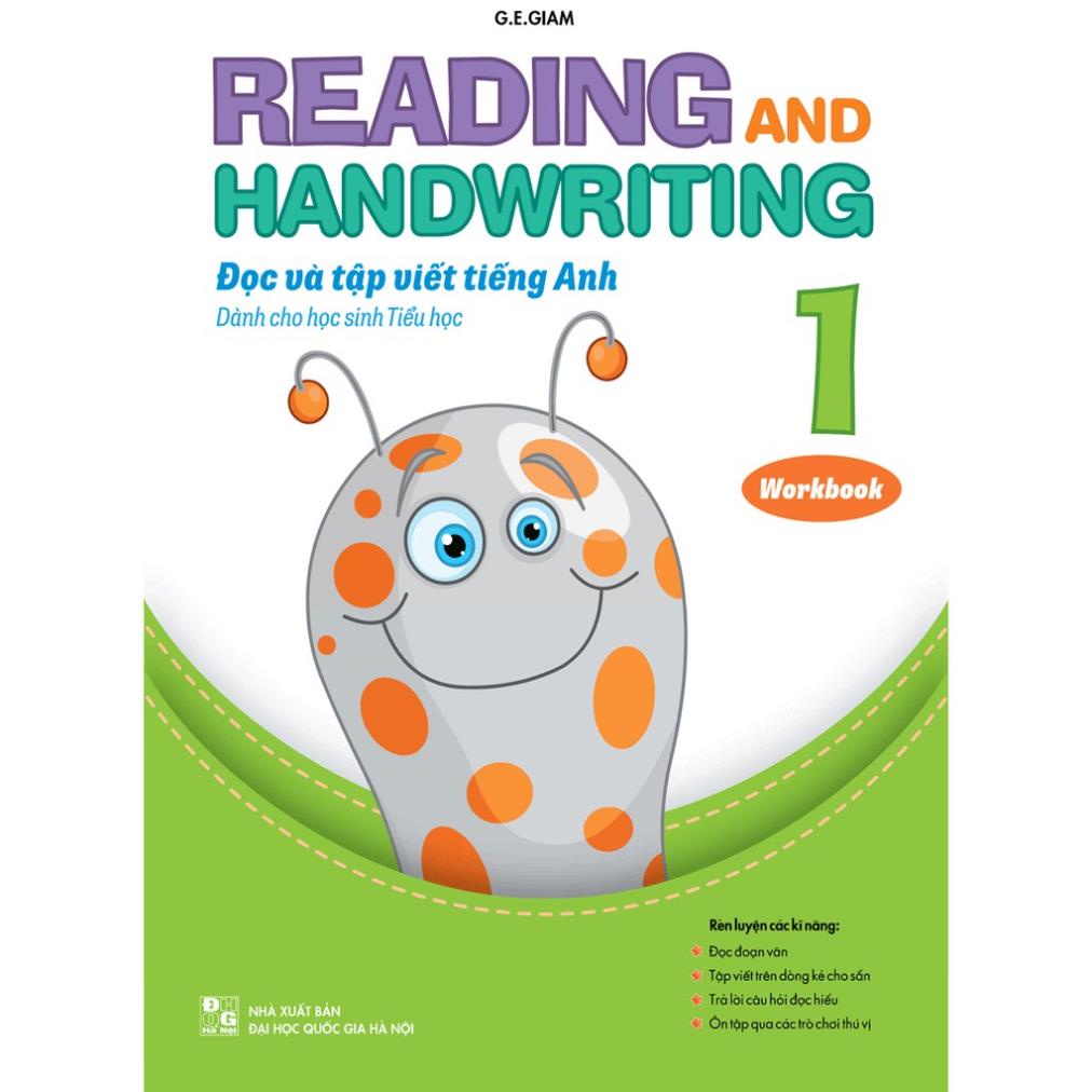 Sách: Reading And Handwriting - Đọc Và Tập Viết Tiếng Anh Dành Cho Học Sinh Tiểu Học - Quyển 1 - Minh Long