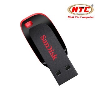 USB Sandisk Cruzer Blade CZ50 128GB (Đen) - Nhất Tín Computer