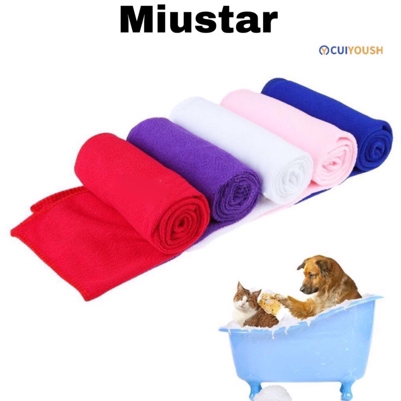 Đồ dùng cho chó cưng khăn tắm