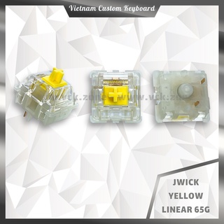 Jwick Linear Switch Lubed 105-205 | Lựa Chọn Thay Thế Gateron & Akko CS | Red / Yellow / Clear | VCK