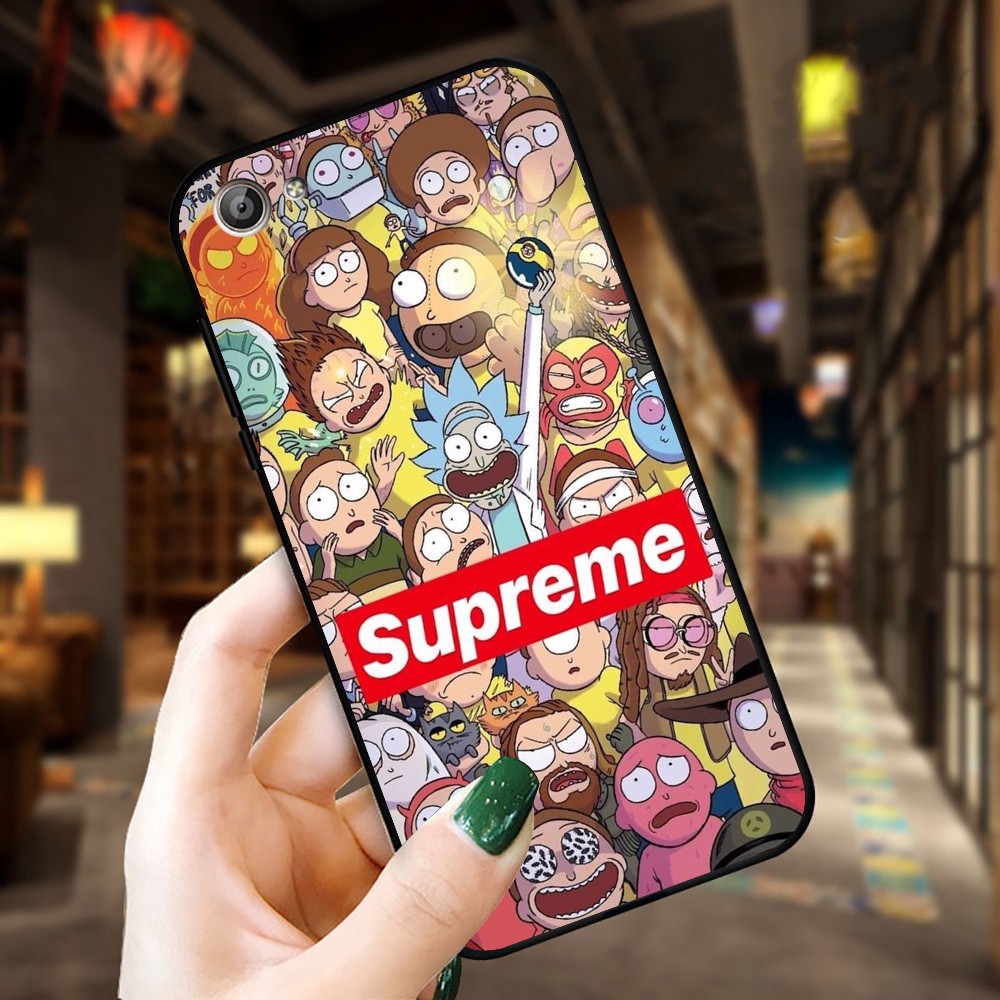 Ốp Lưng Mềm Supreme-1 Realme C2 C3 5s 6 A8 A12 A52 A72 A91 A92 A92S F15 X2 2020 Pro