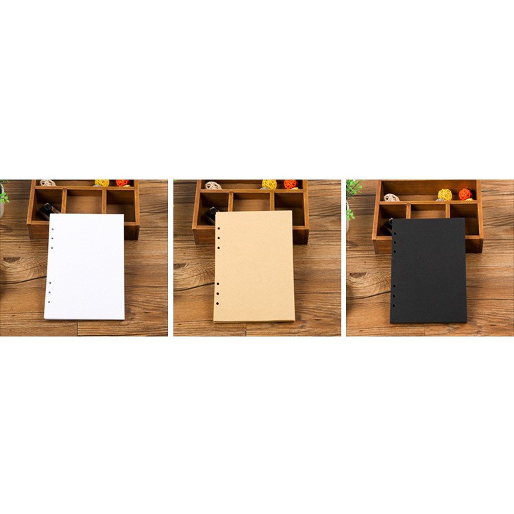 Giấy Refill Cao Cấp Blank A5 6 Lỗ - B5 9 Lỗ 120g - 300g Giấy Bìa sổ còng Binder