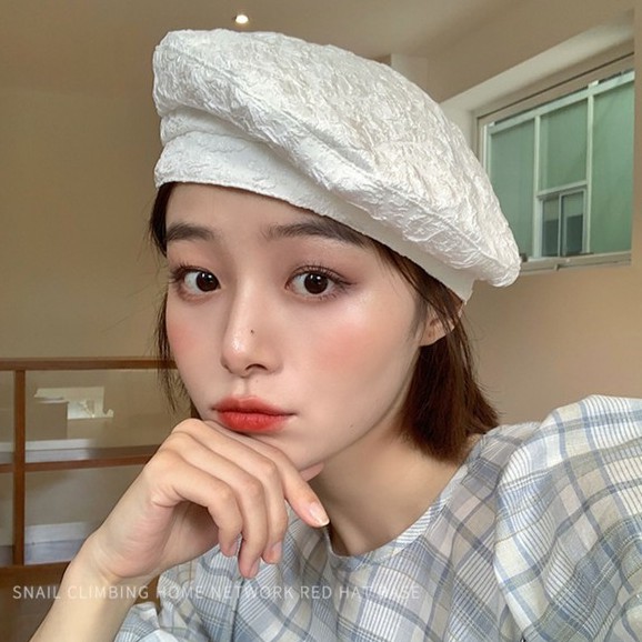 (Hàng Cao Cấp-Hàng Có Sẵn) Mũ Beret Màu Trơn Thời Trang Xu Hướng Nhật Bản Dễ Phối Đồ Thời Trang Nữ