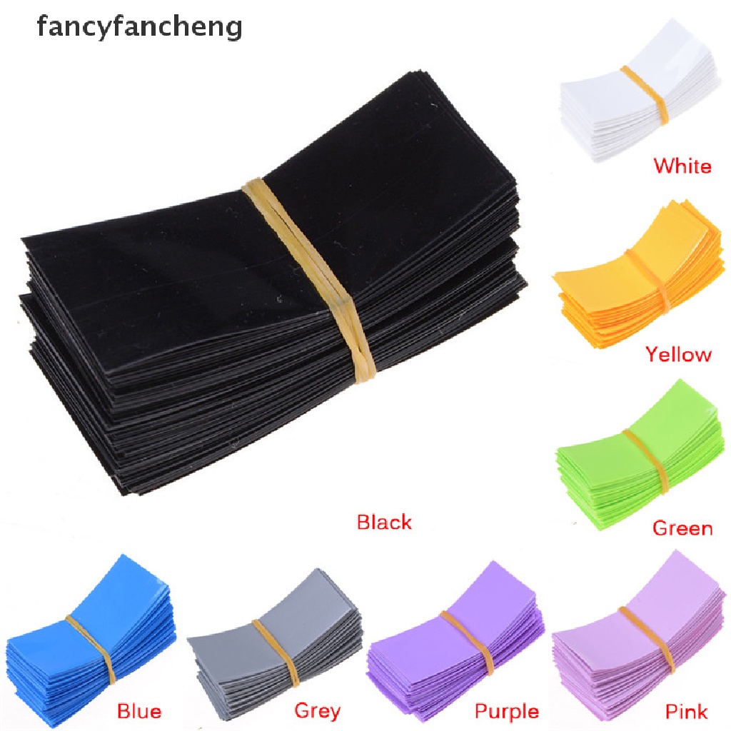 Set 100 ống co nhiệt PVC bọc pin 18650 cách nhiệt tiện lợi