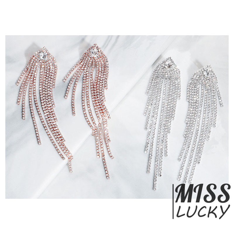 Khuyên tai tua rua phong cách bô hem cá tính cho nữ