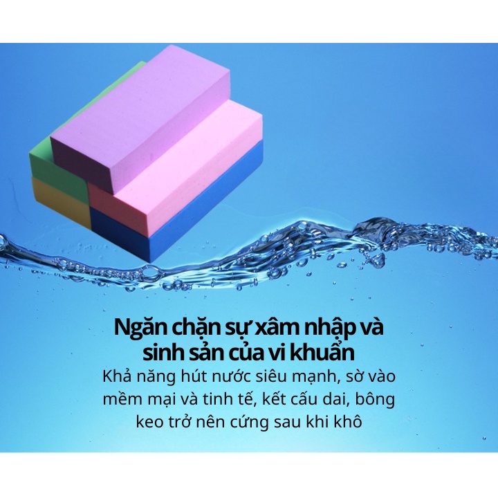 Bọt Biển Vuông PVA Siêu Thấm Đa Năng  Rửa Xe Ô Tô Và Gia Dụng Trangdiemxe 6 By-461