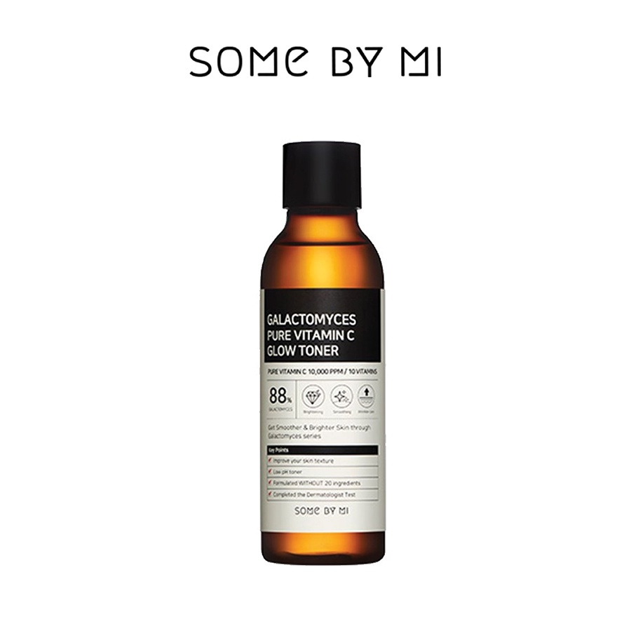 Bộ SomeByMi Galactomyces Pure Vitamin C Glow Nước Hoa Hồng 200ml&amp;Tinh Chất Dưỡng Trắng Da 30ml