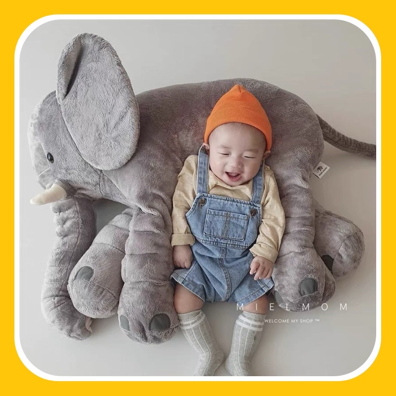 🙏GIÁ XƯỞNG🔥THÚ NHỒI BÔNG VOI ĐƯNG CAO CẤP CHẤT LIỆU MINISO⚡️VOI BÔNG CAO CẤP🔥