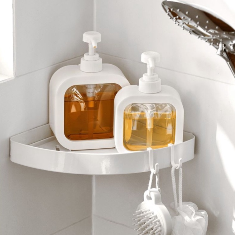 Chai Đựng Nước Rửa Tay Dạng Bơm Trong Suốt Tiện Lợi Dành Cho Nhà Tắm