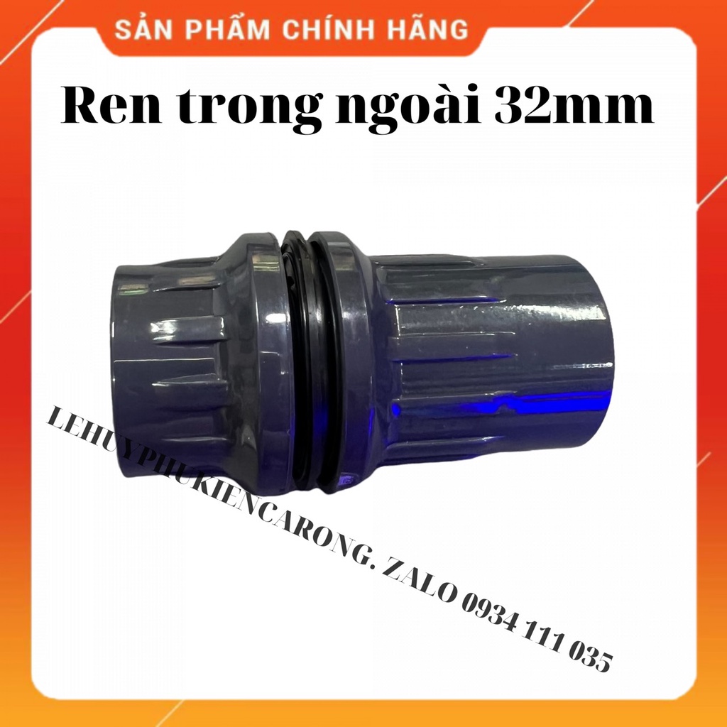 Ống Đỏ Bể Cá Phi 20mm 25mm 32mm Giành Cho Bể Cá - Ống 1 mét - Van Khóa - Co, Lơ Nối - Jack Nối-Ren Trong Ngoài-Chụp Đầu