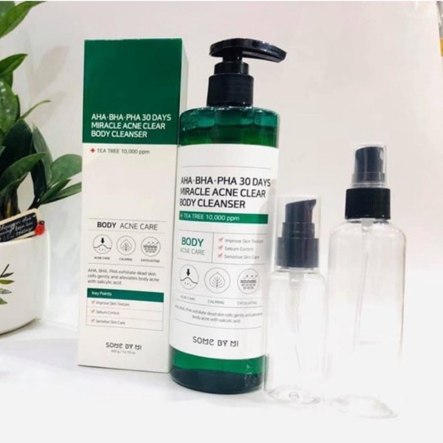 Sữa Tắm Làm Giảm Mụn SOME BY MI AHA-BHA-PHA 30 Days Miracle Acne Clear Body 400ml